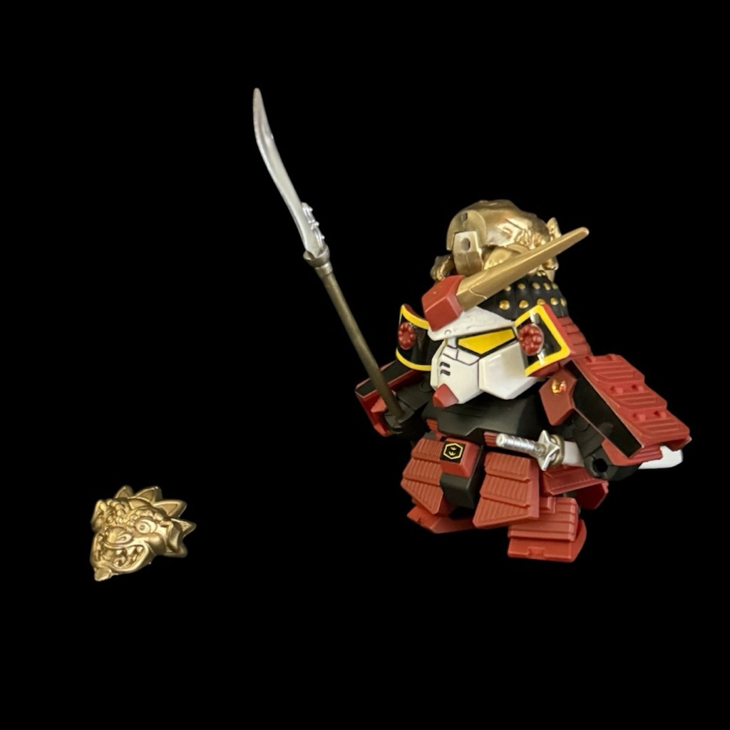 塗裝完成品）BANDAI 元祖SD鋼彈戰國傳R031 武者農丸頑馱無鋼彈發射獅頭