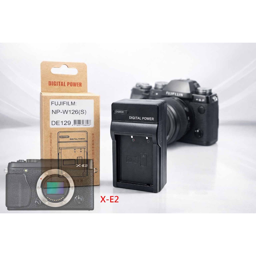 XE2 FUJIFILM 本体と付属品（バッテリー✕２等） 適用富士Fujifilm X-E2 XE2 電池NP-W126S W126S 副廠電池另有充電器