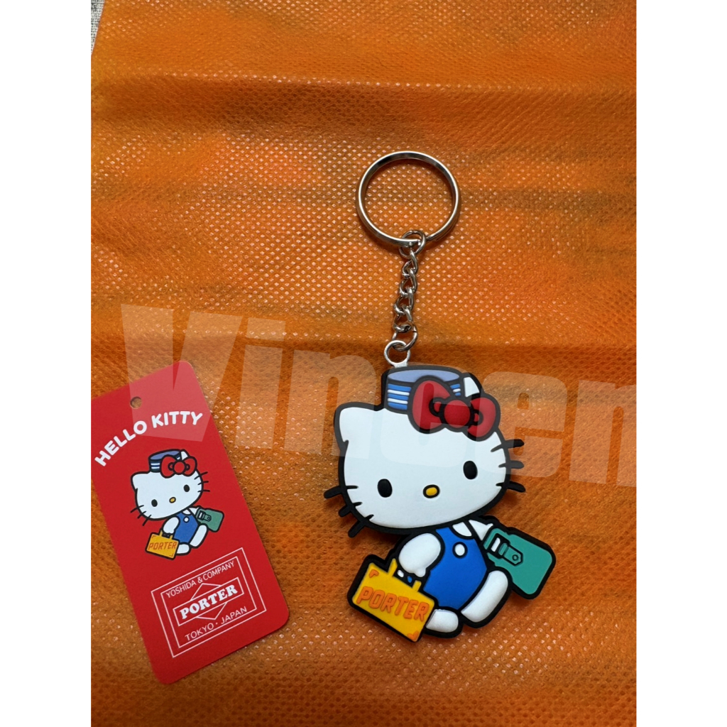 全新現貨YOSHIDA & Co. PORTER x HELLO KITTY KEY CHARM鑰匙圈| 蝦皮購物