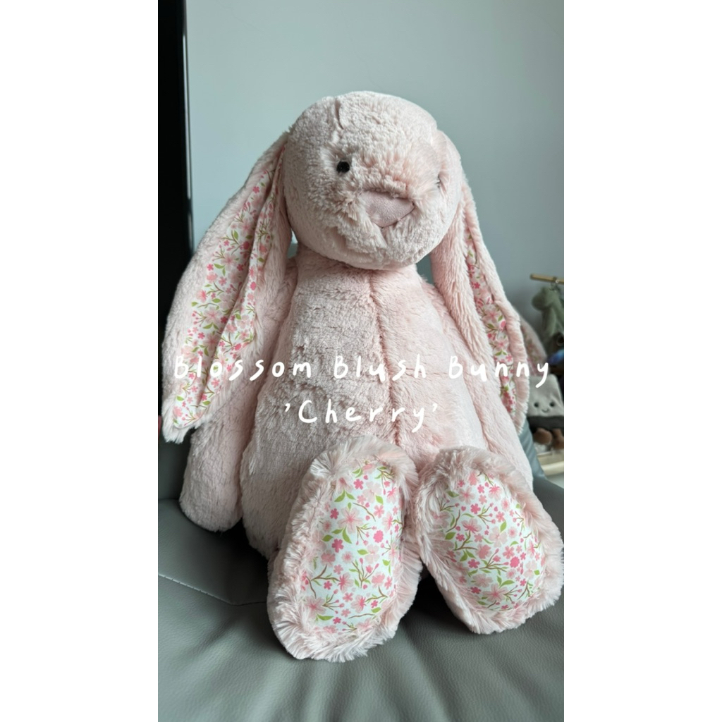 現貨🇬🇧jellycat Luxe Bunny Scarlett~ Springlowe超缺貨51公分Huge