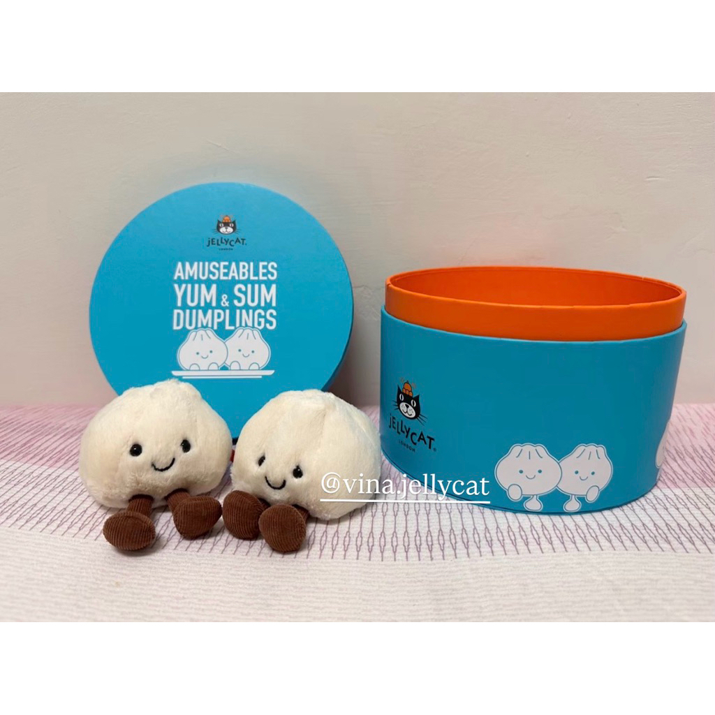  Yum & Sum Dumplings 小籠包 ぬいぐるみ新品 週末限定価格】レア・中国限定 ジェリーキャット 小籠包 Yum & Sum