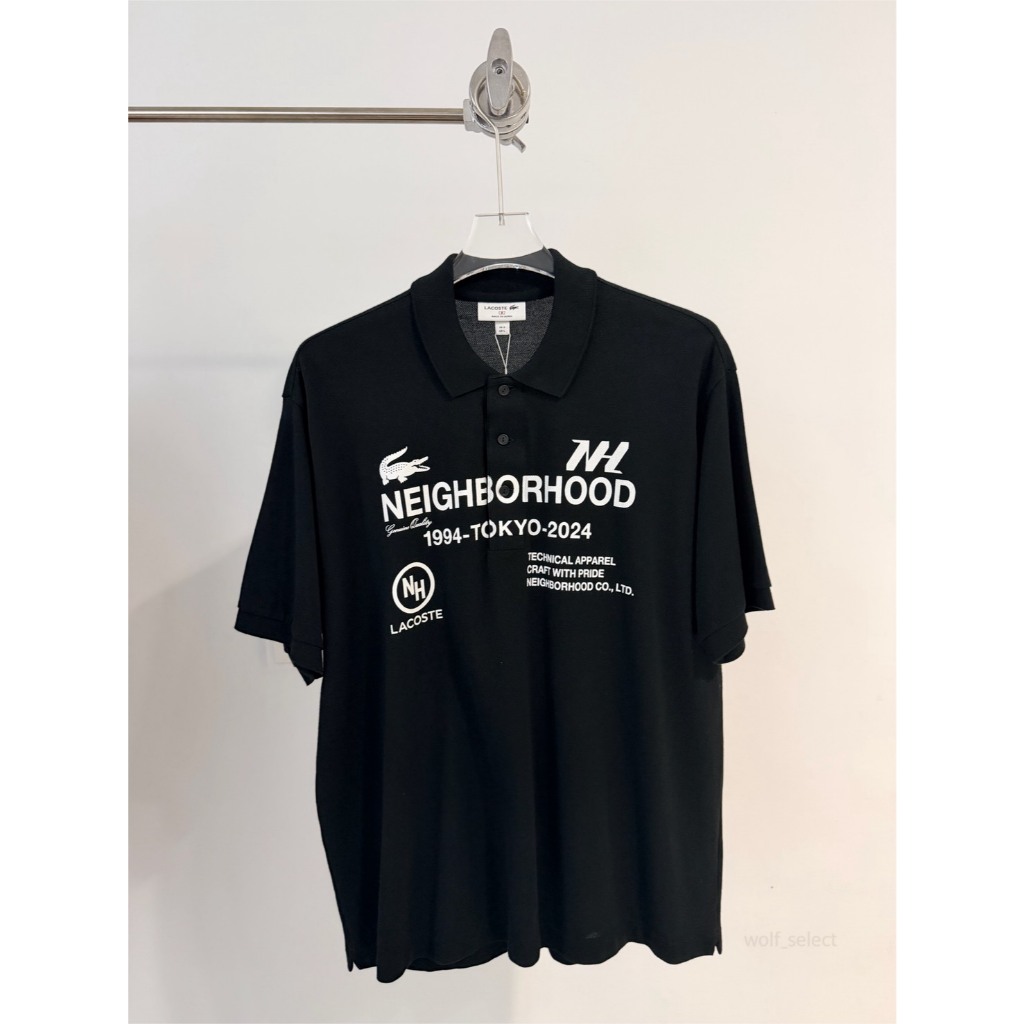 狼嚴選】現貨NEIGHBORHOOD x Lacoste POLO SHIRT 短袖POLO衫店鋪限定