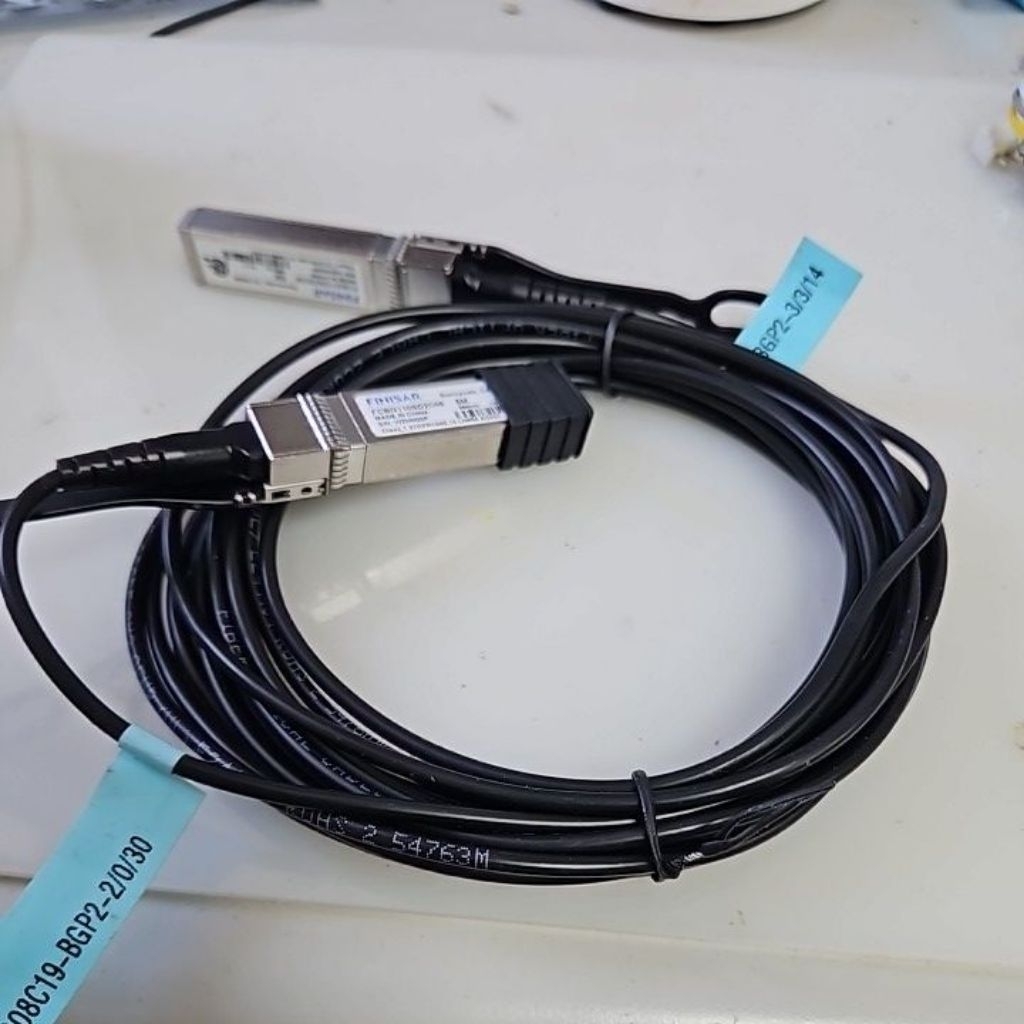 未使用投網 現貨]Intel X520-DA2 intel 82599ES晶片PCI-E X8 雙口萬兆光纖網卡群暉