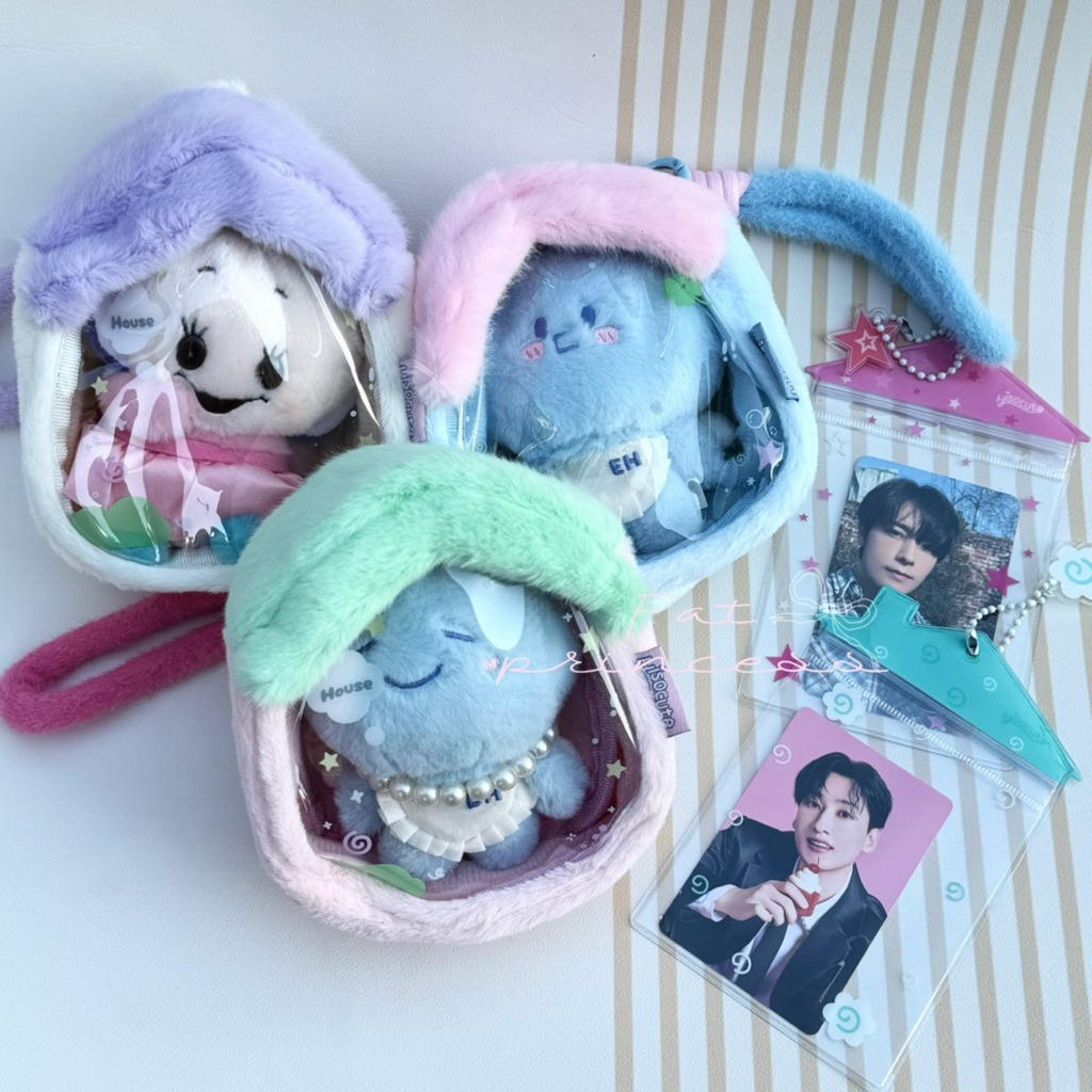台灣現貨 🏠 可愛娃包 小房子娃包 娃屋 韓系娃包 彩色娃包 痛包 10公分娃包 13公分娃包 10cm 13cm 收納 | 蝦皮購物