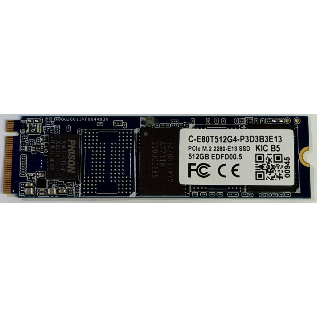 Phison 512GB M.2 2280 PCIe NVMe SSD 讀2360M/寫1524M | 蝦皮購物