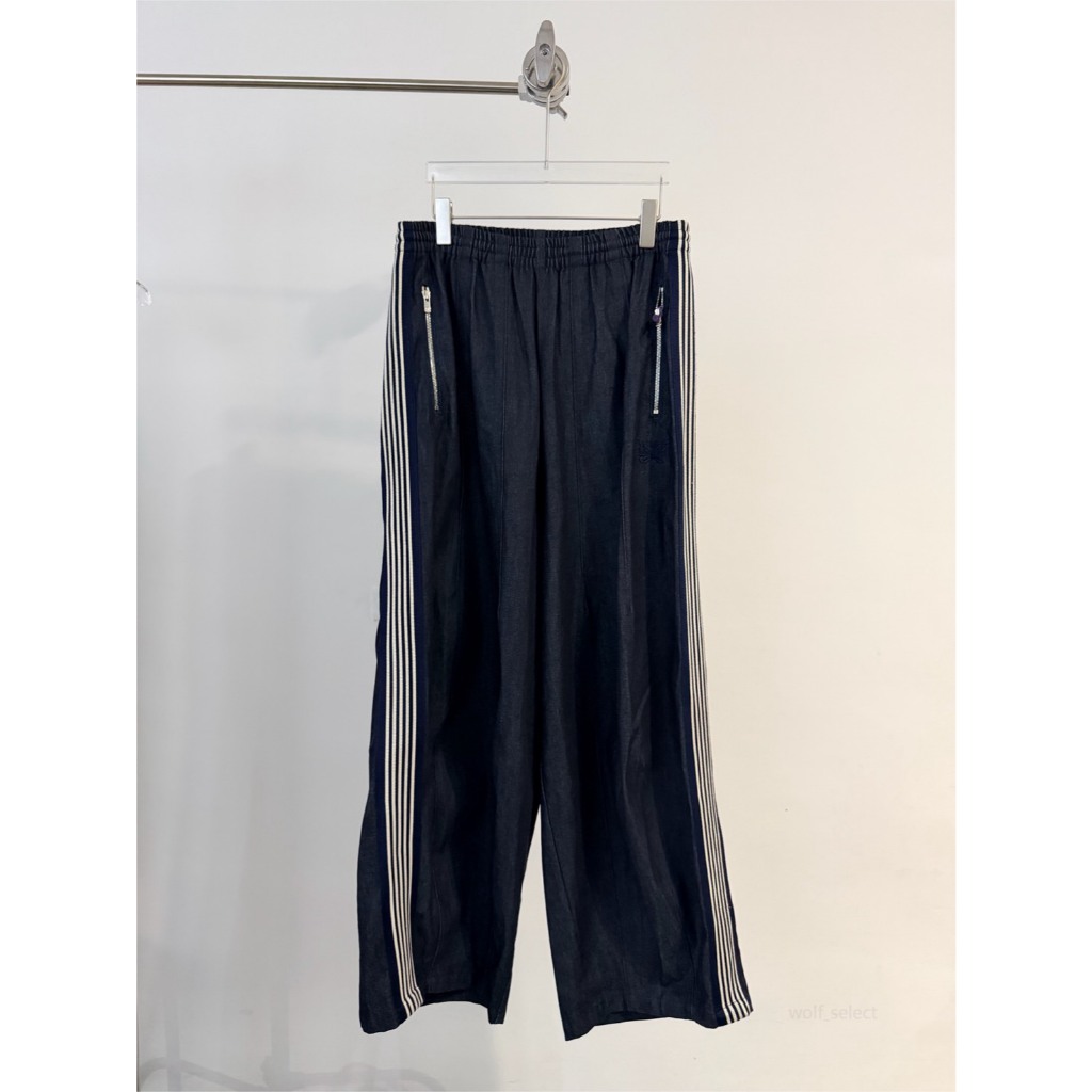 狼嚴選】現貨NEEDLES HD TRACK PANT - DENIM 11oz (EXCLUSIVE) / IND