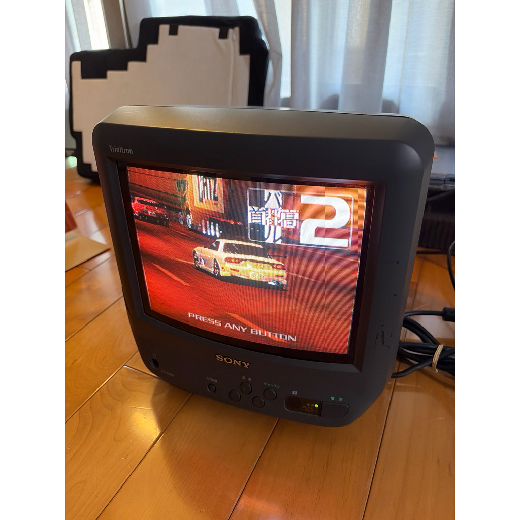 SONY KV-10PR1 trinitron 索尼CRT 特麗霓虹10吋電視映像管tv 復古電玩