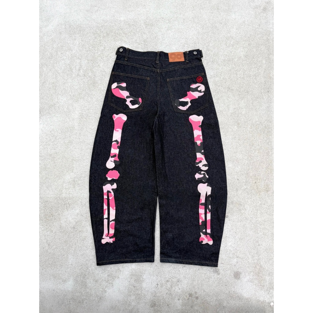 JPPSC】2026AW 9090 Bone Hand Denim pants 骷髏骨頭牛仔褲NN2369