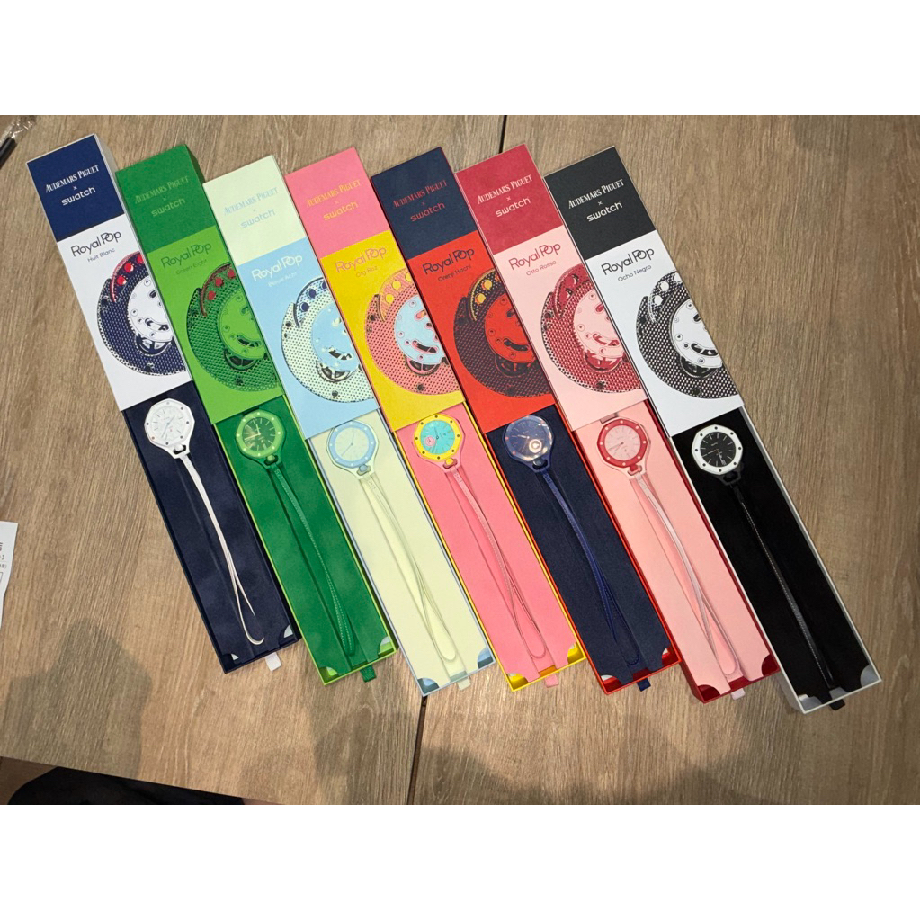 現貨秒出貨 AP X SWATCH Royal Pop 皇家橡樹 台灣貨 正品 實拍 | 蝦皮購物