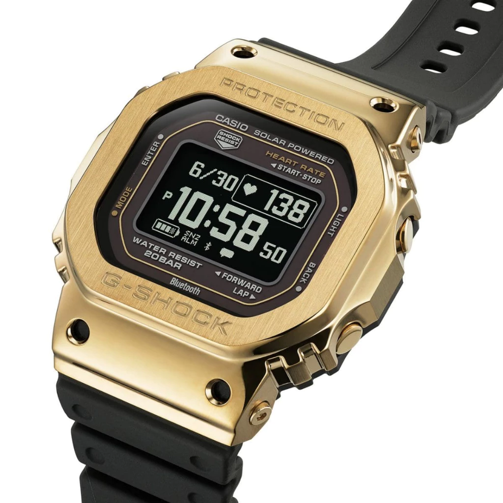 經典方塊的進化巔峰！G-SHOCK DW-H5600-9：亮黃運動魂，心率偵測與 Polar 專業分析的完美結合