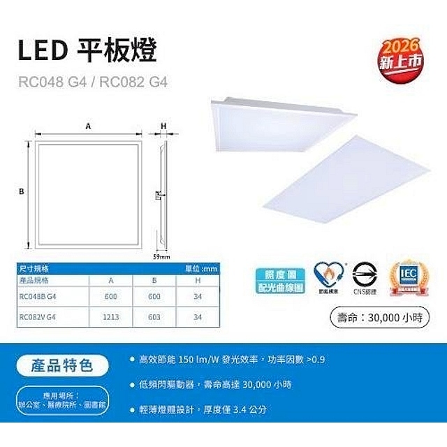 PHILIPS 飛利浦 RC048B G4 25W LED平板燈 CNS 節能標章 柔光省電 高雄永興照明 | 蝦皮購物