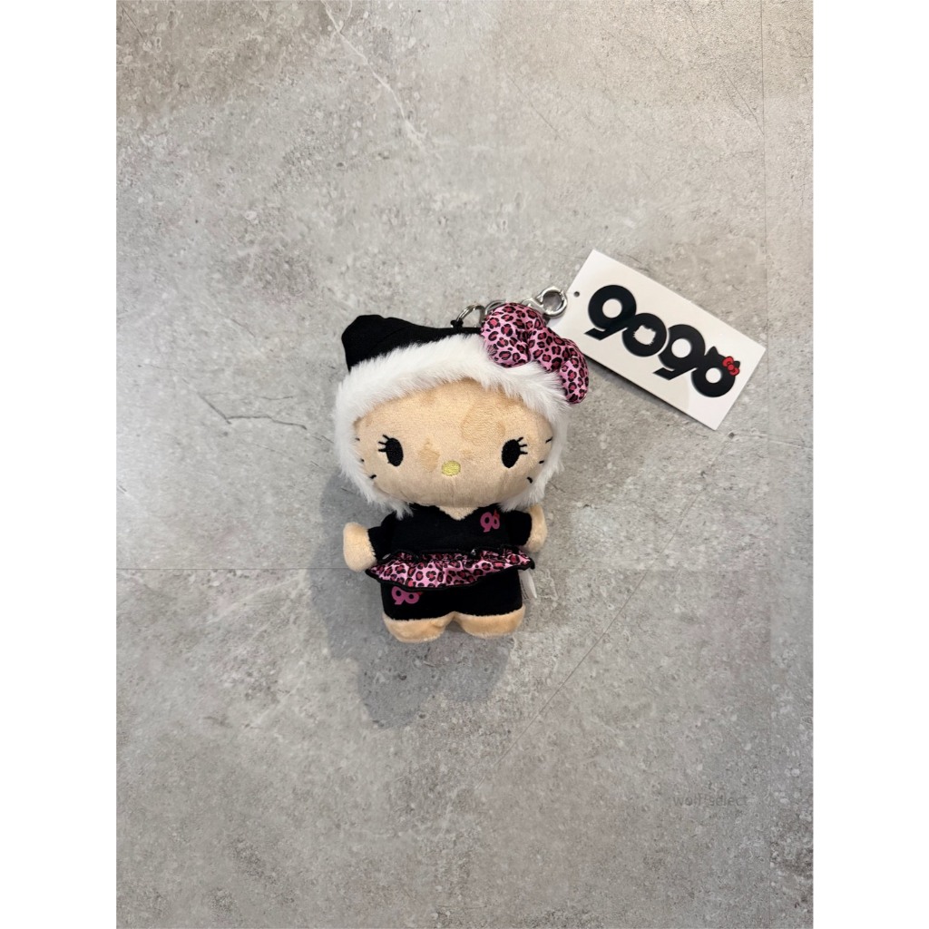 狼嚴選】現貨9090 girl × HELLO KITTY Gal Kitty 鑰匙圈吊飾(黑色