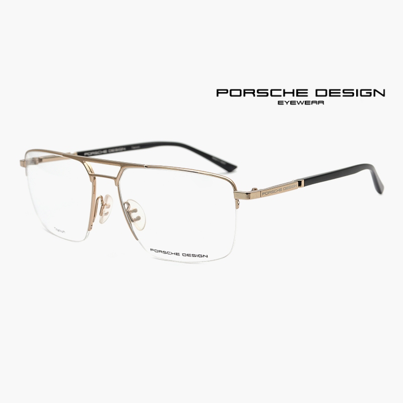 PORSCHE DESIGN P8398 保時捷眼鏡｜大臉商務飛行員半框眼鏡 男生品牌眼鏡框【幸子眼鏡】 | 蝦皮購物