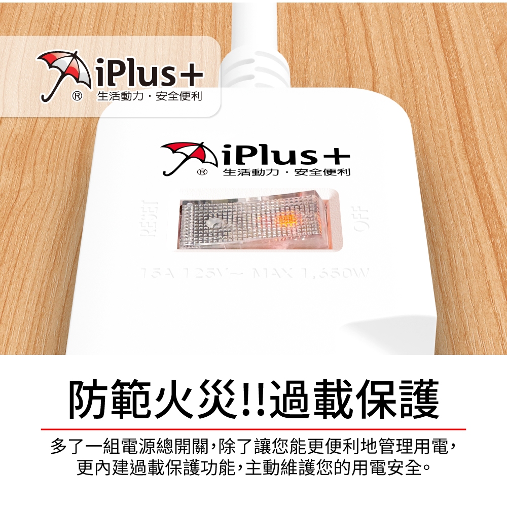 保護傘 PU-3436 延長線評價：旋轉插頭、獨立開關值不值得買？ (6/14)