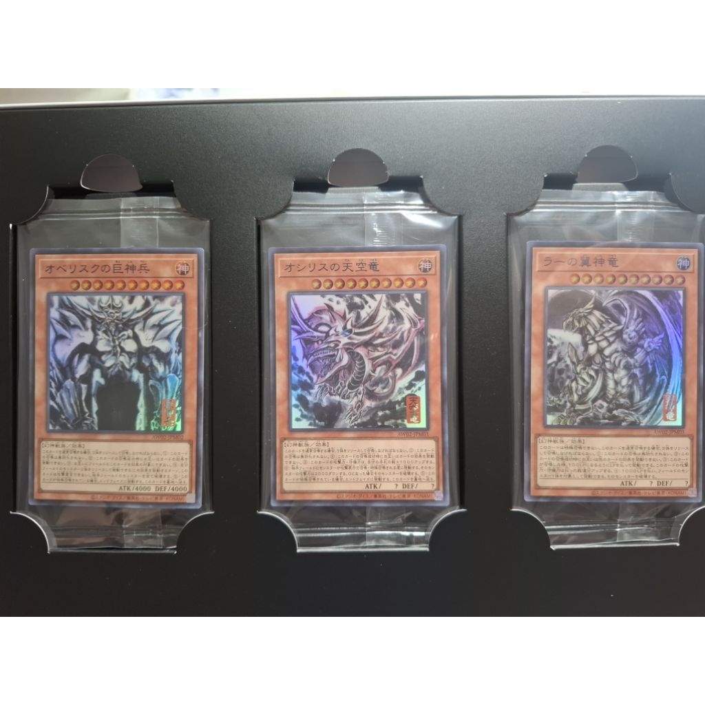 遊戲王ARTWORK SERIES 迷你掛軸三幻神神之卡KONAMI STYLE 日版日紙