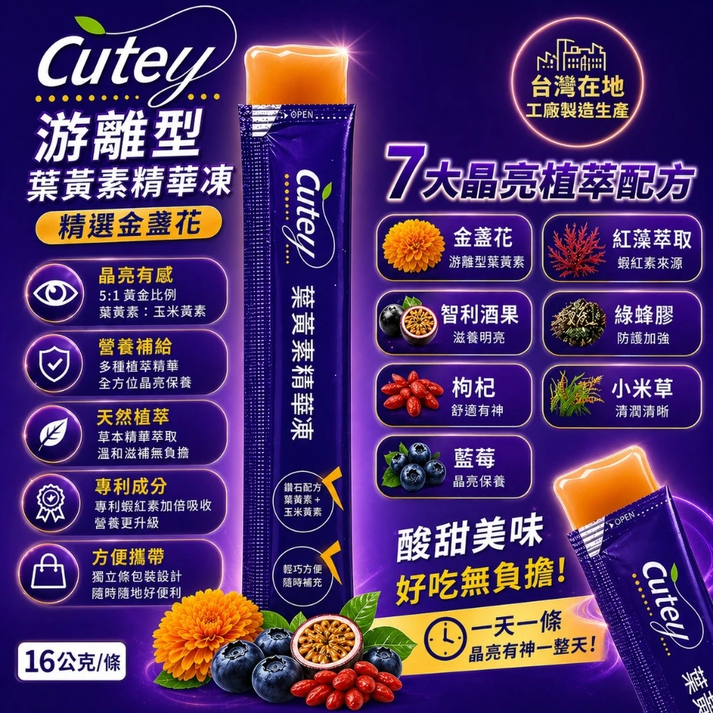 不再只是營養補充:Cutey 葉黃素精華凍,成為每日必備小確幸 (2/7)