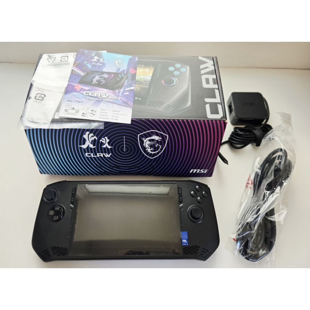 售 MSI Claw A1M-027TW 7吋120Hz遊戲掌機，Ultra 5-135H/16GB/512GB，如新 | 蝦皮購物