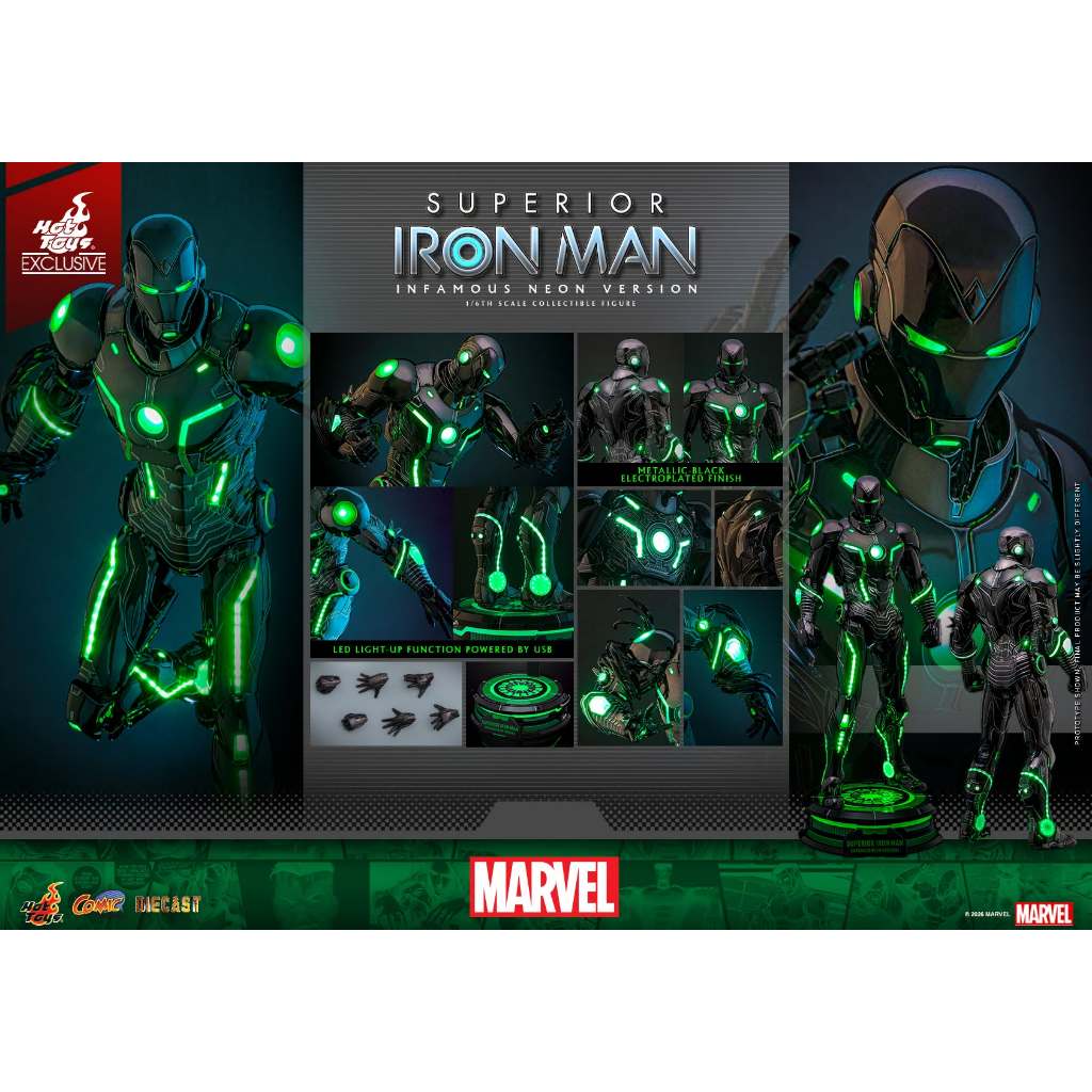 預購 Hot Toys – CMS036D83 –《霓虹科技》 究極鋼鐵人 CMS036 非 MMS597 MMS672 | 蝦皮購物