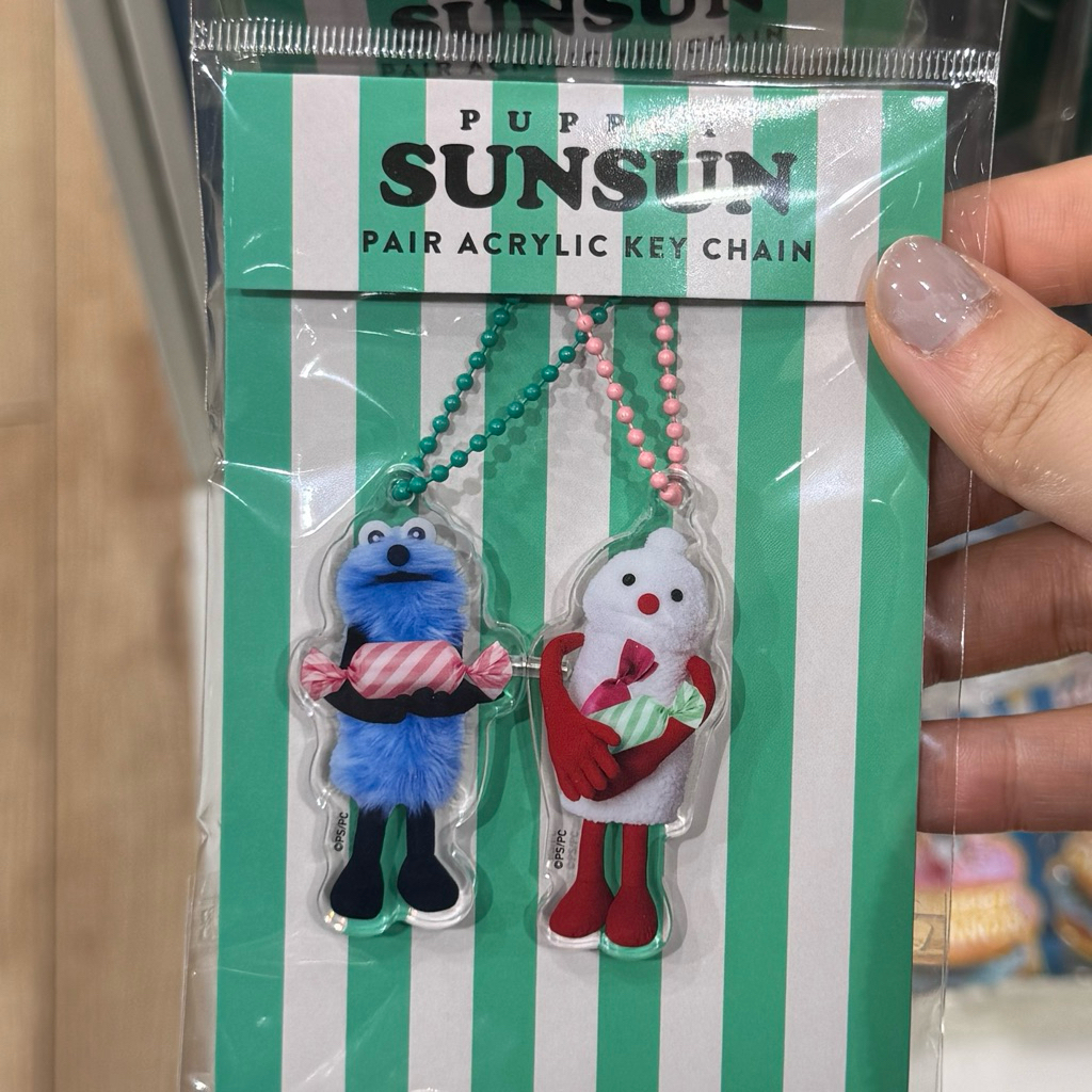 （現貨秒出）PUPPET SUNSUN磁吸鑰匙圈/candy store 快閃磁鐵吊飾掛件 帕比順順 nonnon 雪人 | 蝦皮購物
