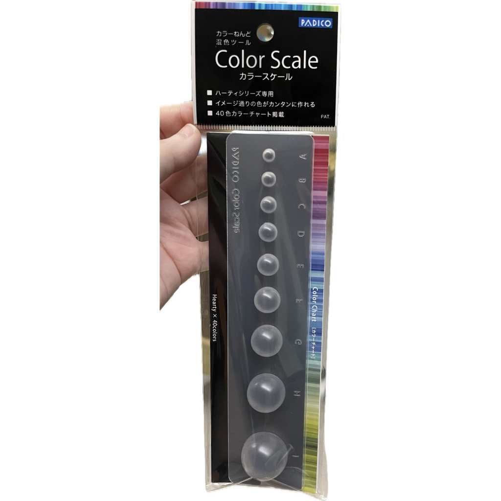 padico 黏土調色卡 黏土 調色 color scale計量 | 蝦皮購物