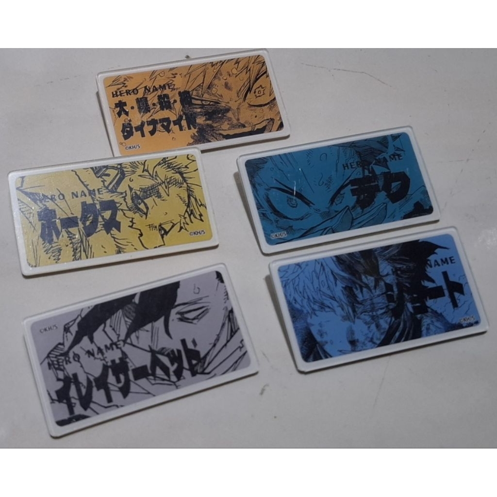 我的英雄學院名札綠谷爆豪轟焦凍霍克斯相澤原畫壓克力名牌十傑我英