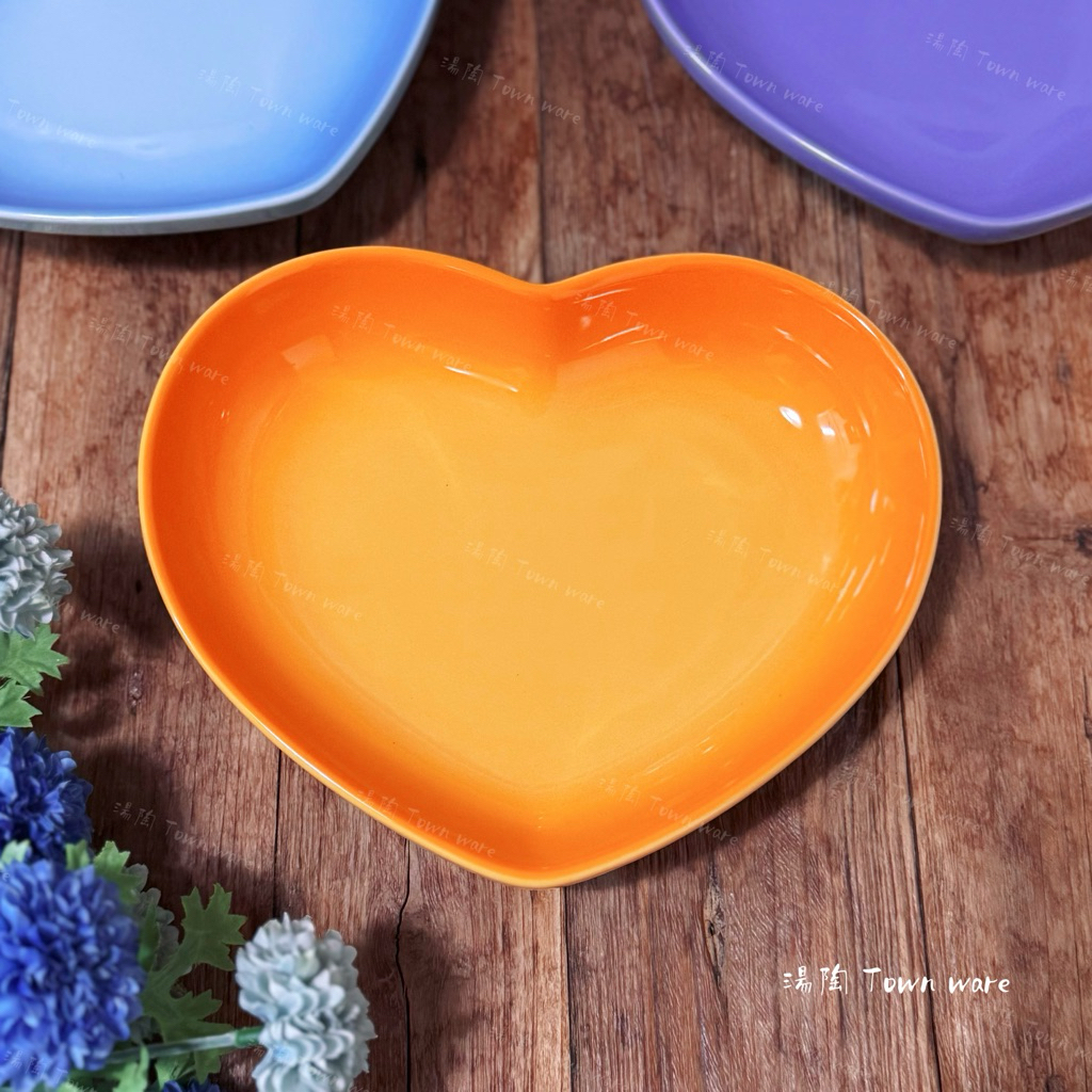 心型盤子 Le Creuset 心型盤愛心深盤愛心盤深盤22公分雪紡粉悠然綠海岸藍櫻桃紅