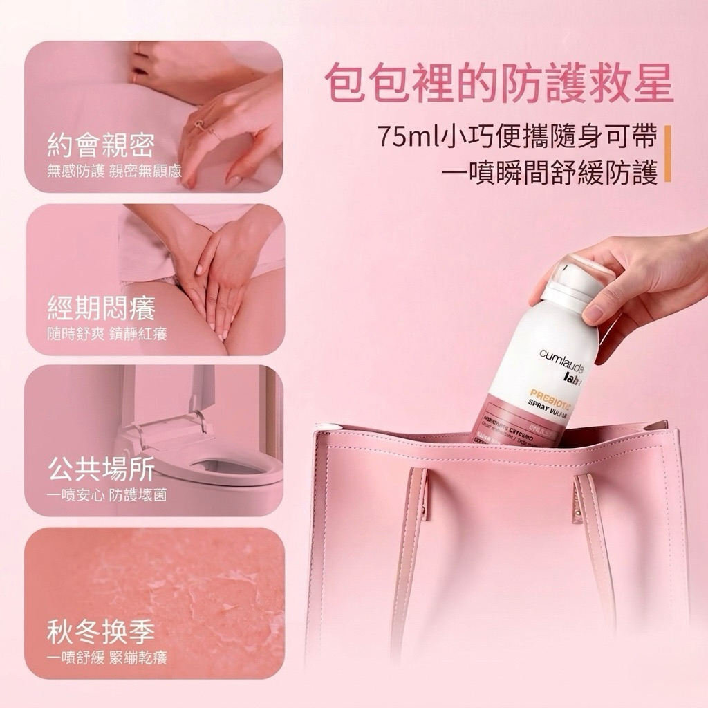 預防大於治療免洗預防】西班牙Cumlaude珂蔓朵益生元噴霧75ml私密處預防免洗HPV防護噴霧| 蝦皮購物