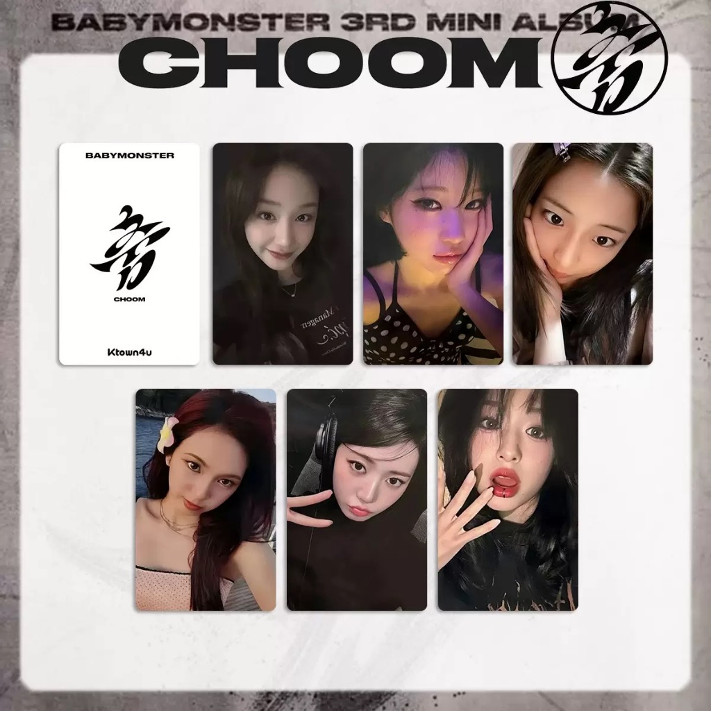 BABYMONSTER寶怪特典卡合集CHOOM特典小卡二周年小卡FC滿額卡AHYEON ASA