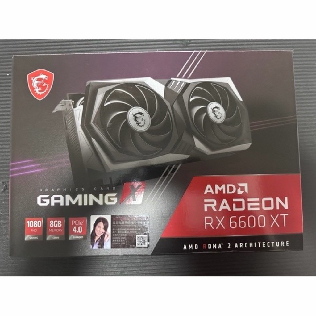 [9成新] MSI RX6600XT 8G Gaming 保固至2026/12 | 蝦皮購物