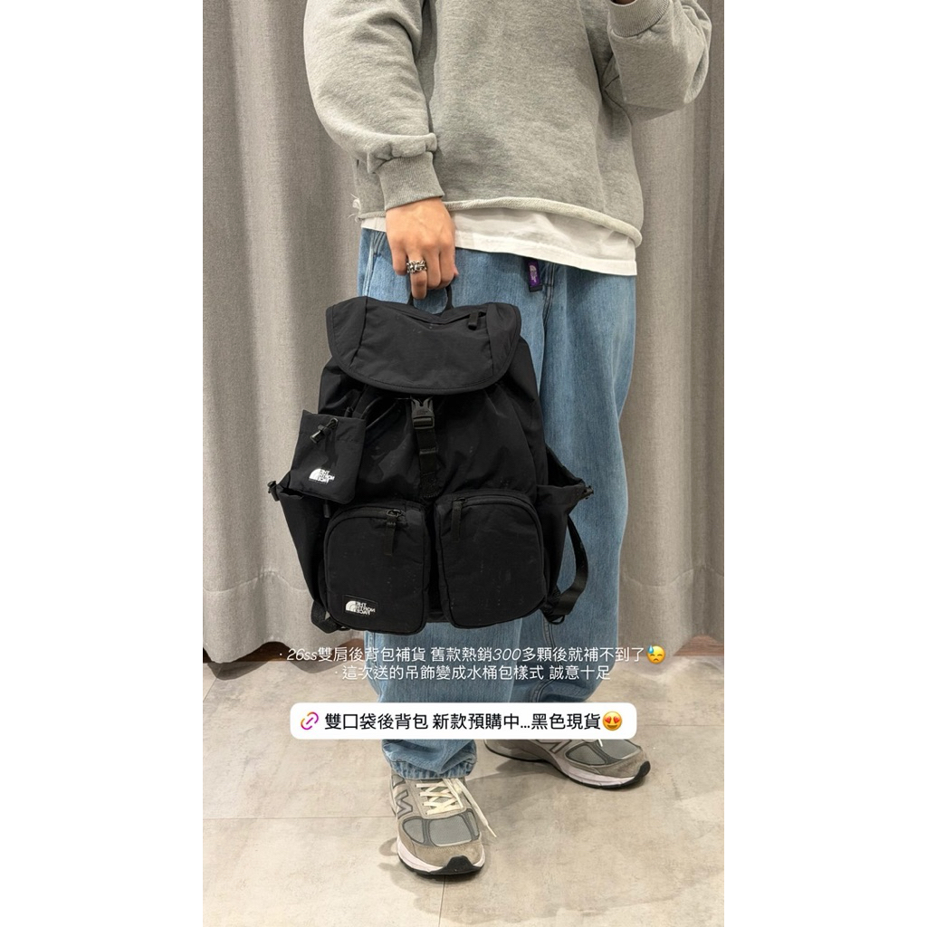 現貨”The North Face ® W'S BREEZE BACKPACK多口袋後背包雙肩包北臉後