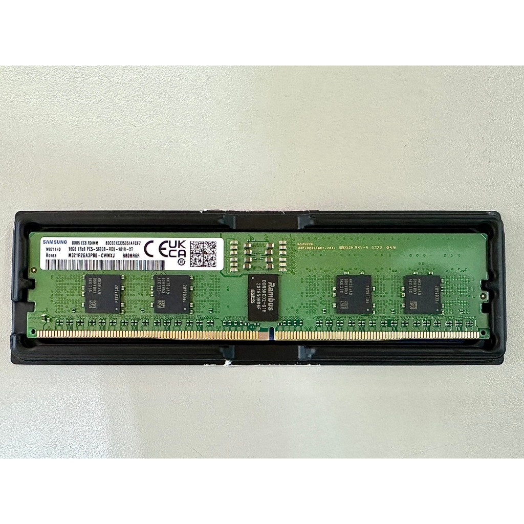 SAMSUNG 16GB DDR5 EC8 RDIMM 記憶體 M321R2GA3PB0-CWMXJ | 蝦皮購物