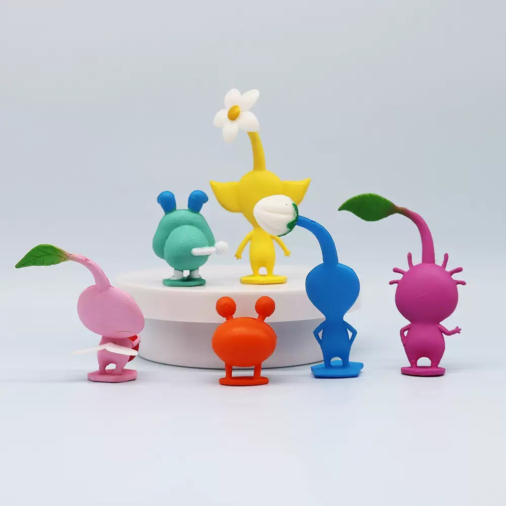 台灣賣家🇹🇼火速出貨🔥皮克敏公仔 Pikmin 石頭皮克敏 Q版公仔 人偶模型玩具 手辦擺件娃娃 | 蝦皮購物