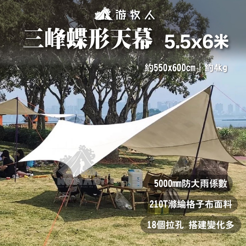 八角天幕⛺️【三峰】⛺️ 蝶形天幕 5000mm 防曬天幕 銀膠天幕 防水天幕 遮陽天幕 天幕 六角天幕 | 蝦皮購物