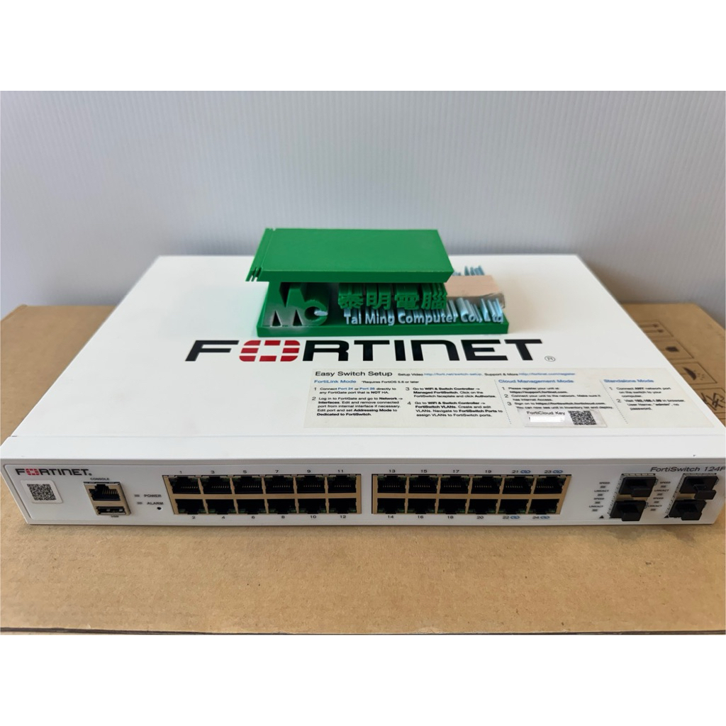 Fortinet FortiSwitch FS-124F 10G 4 x SFP+ 網路交換機 新到貨 | 蝦皮購物