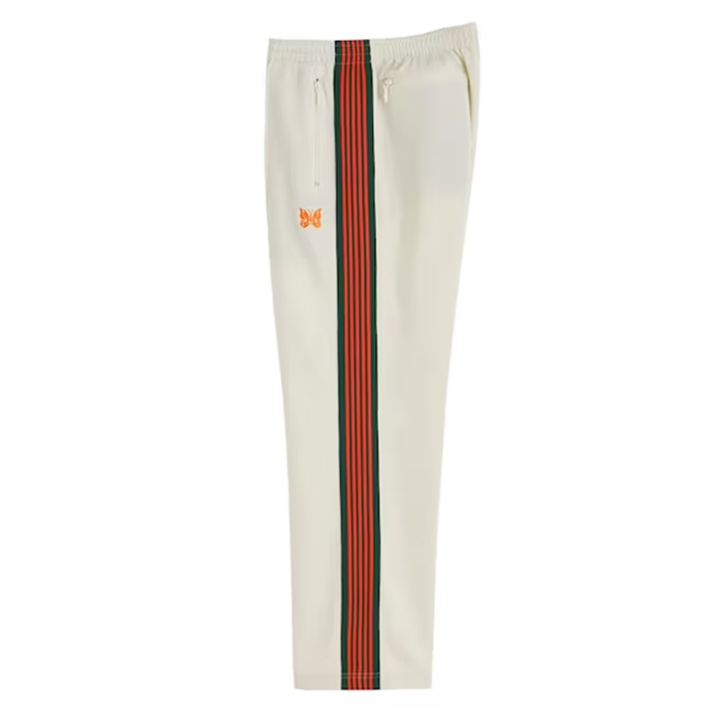 STUDIOUS x NEEDLES 別注TRACK PANT / ECRU / S號/ LQ392 定番直筒