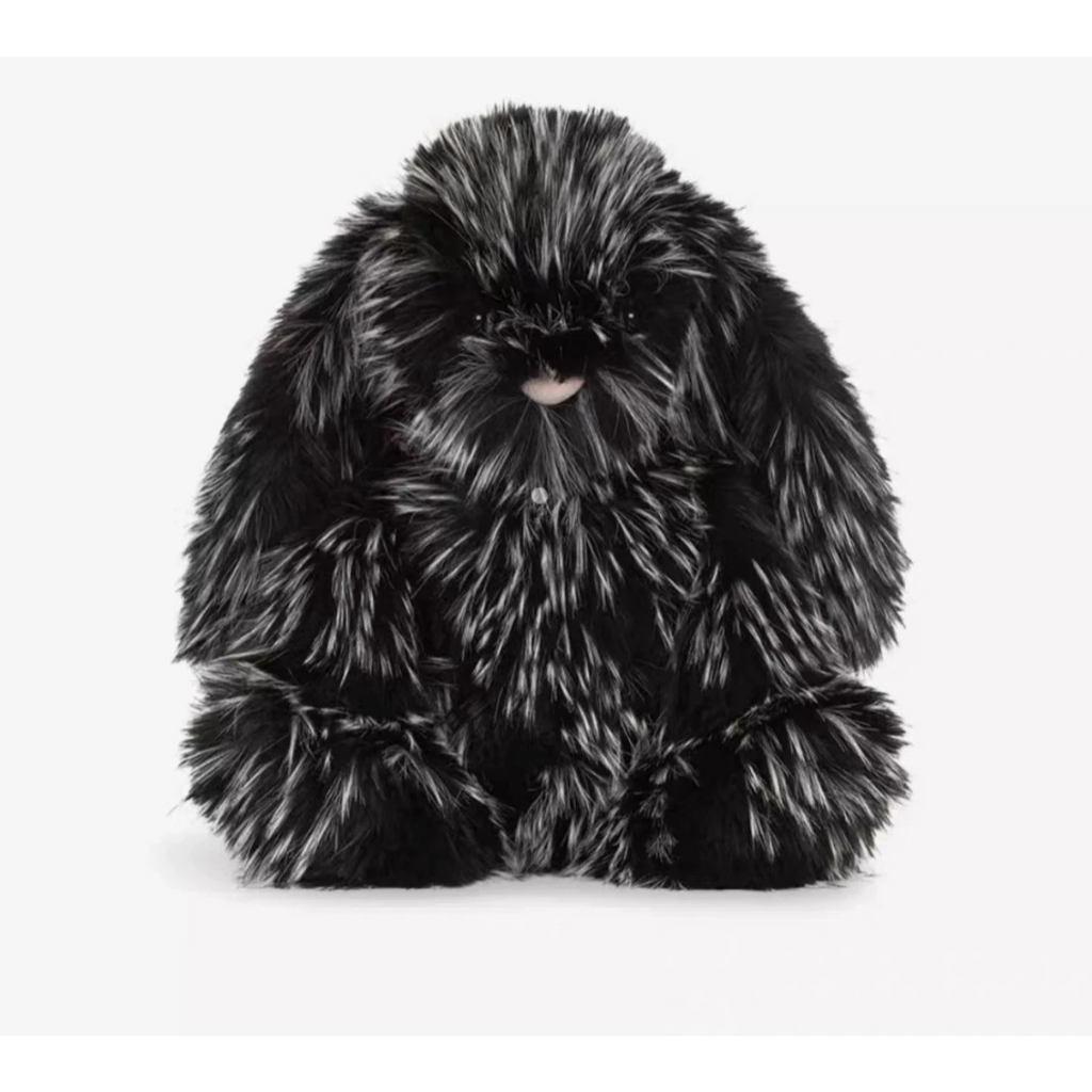 正版限量Jellycat x Selfridges Inkli Bunny 黑兔51cm 黑色巨兔限定款