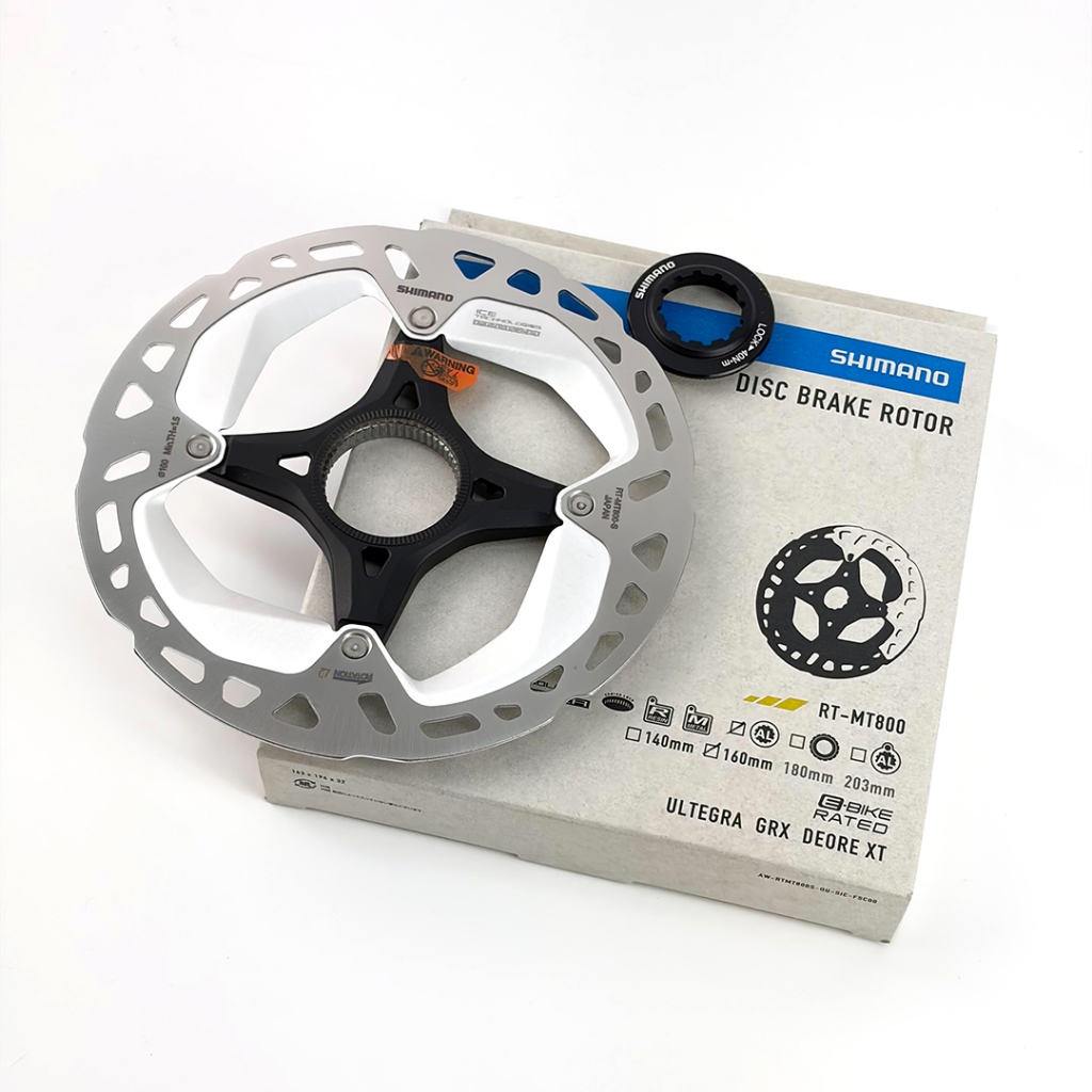 原廠盒裝【速度公園】SHIMANO DEORE XT RT-MT800 中央鎖入式散熱碟盤