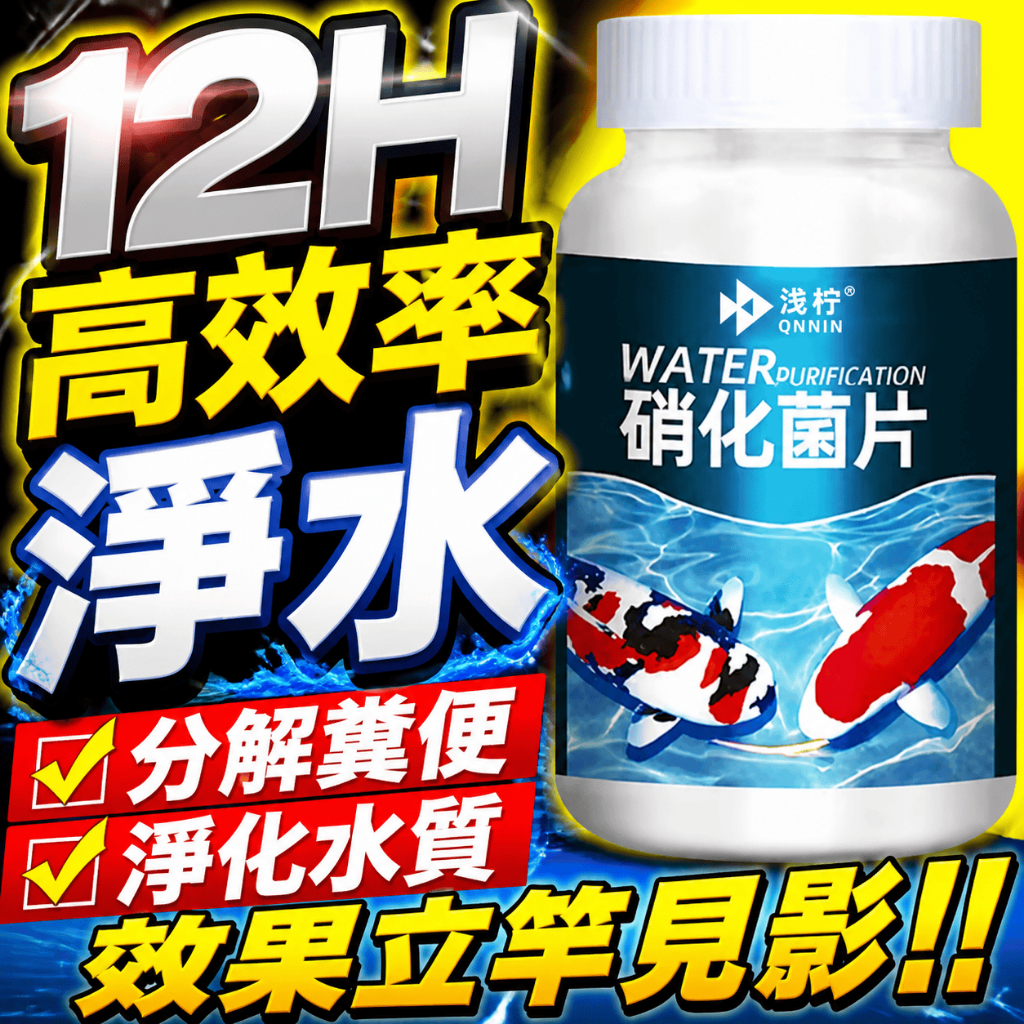 ️台灣現貨-隔日達^o^硝化細菌 淨水劑 淨水片 水質澄清 淨化水族 硝化活菌 養魚用 觀賞魚 净化水質 分解糞便 | 蝦皮購物