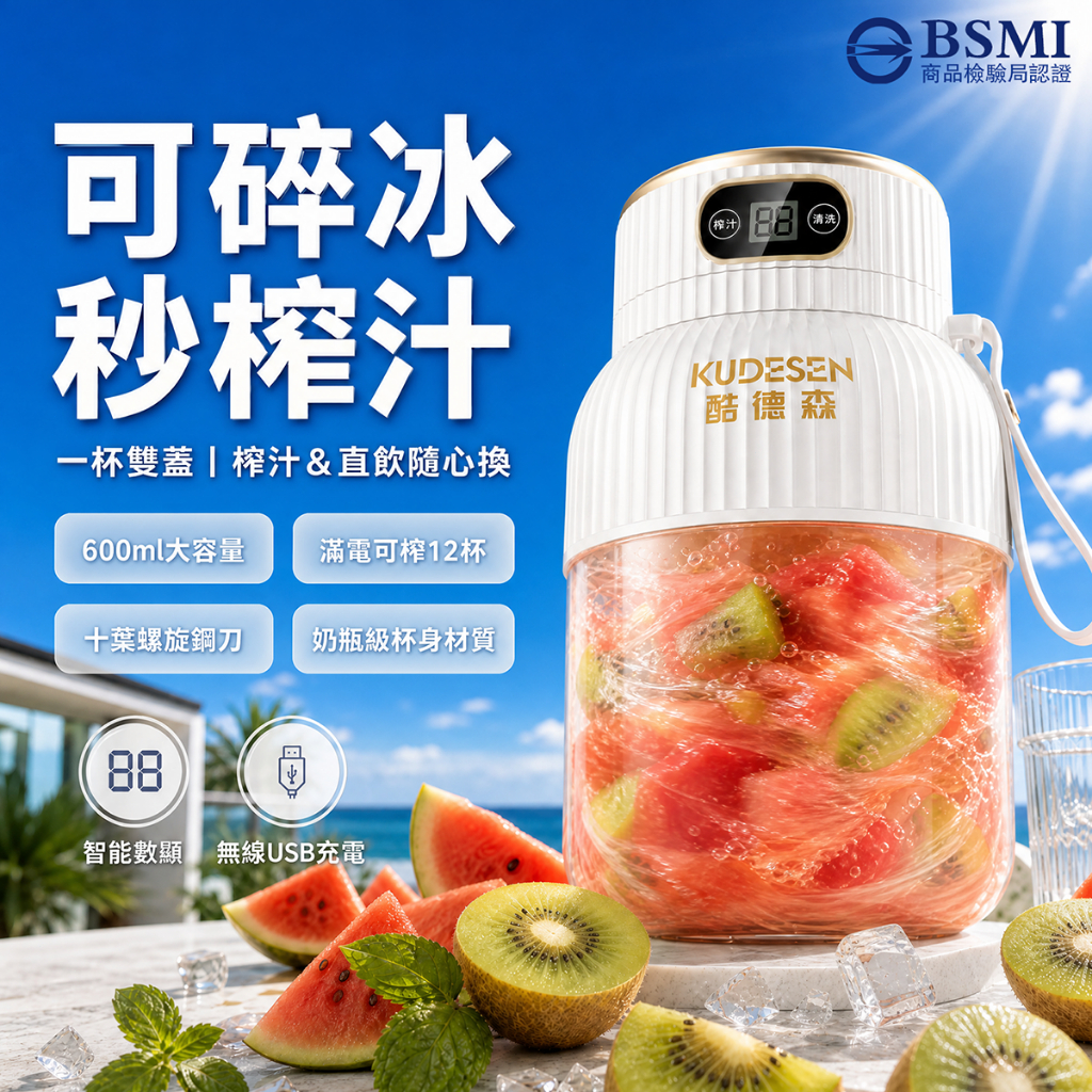 百元隨行榨汁機（噸噸桶款）