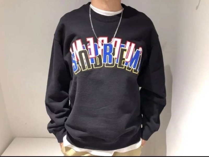 supreme stacked crewneck（Supreme STACKED CREWNECK