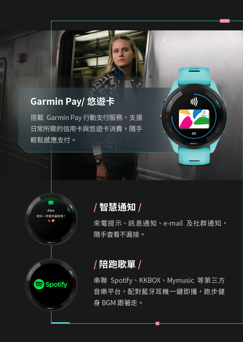 定番の冬ギフト GARMIN(ガーミン)GPS Forerunner 265S【日本正規品