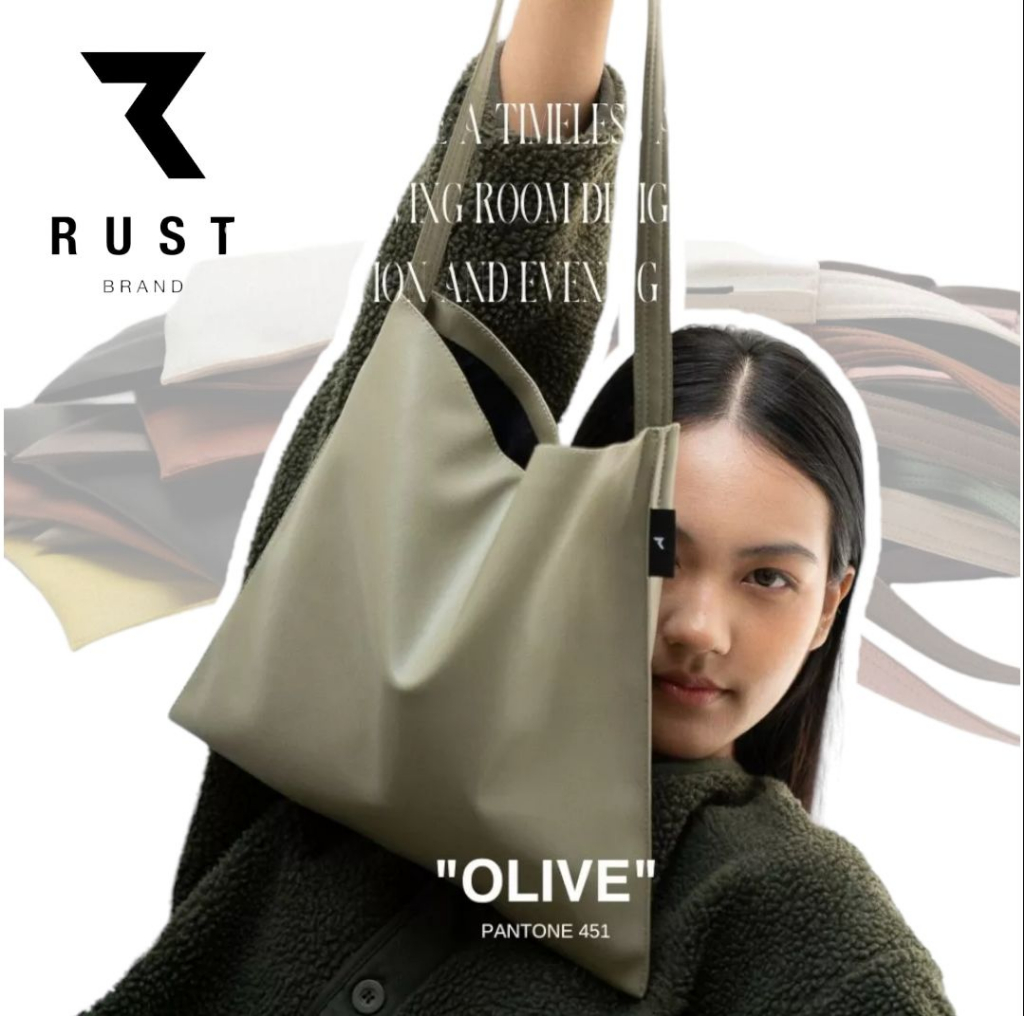 RUST × 泰妞誌】2023新款泰國文青品牌Hobo Bag 中款大款托特包
