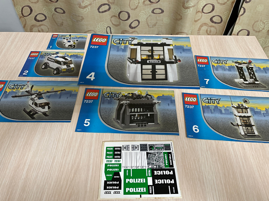 LEGO 樂高 7237 Police Station 玩具 積木 城市系列 City 警察總部 警察局 絕版 殺肉 | 蝦皮購物