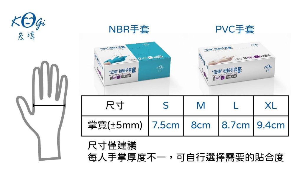 【現貨】宏瑋檢驗手套100隻 手套 PVC手套 nbr 手套 無粉手套 塑膠手套 透明手套 NBR …