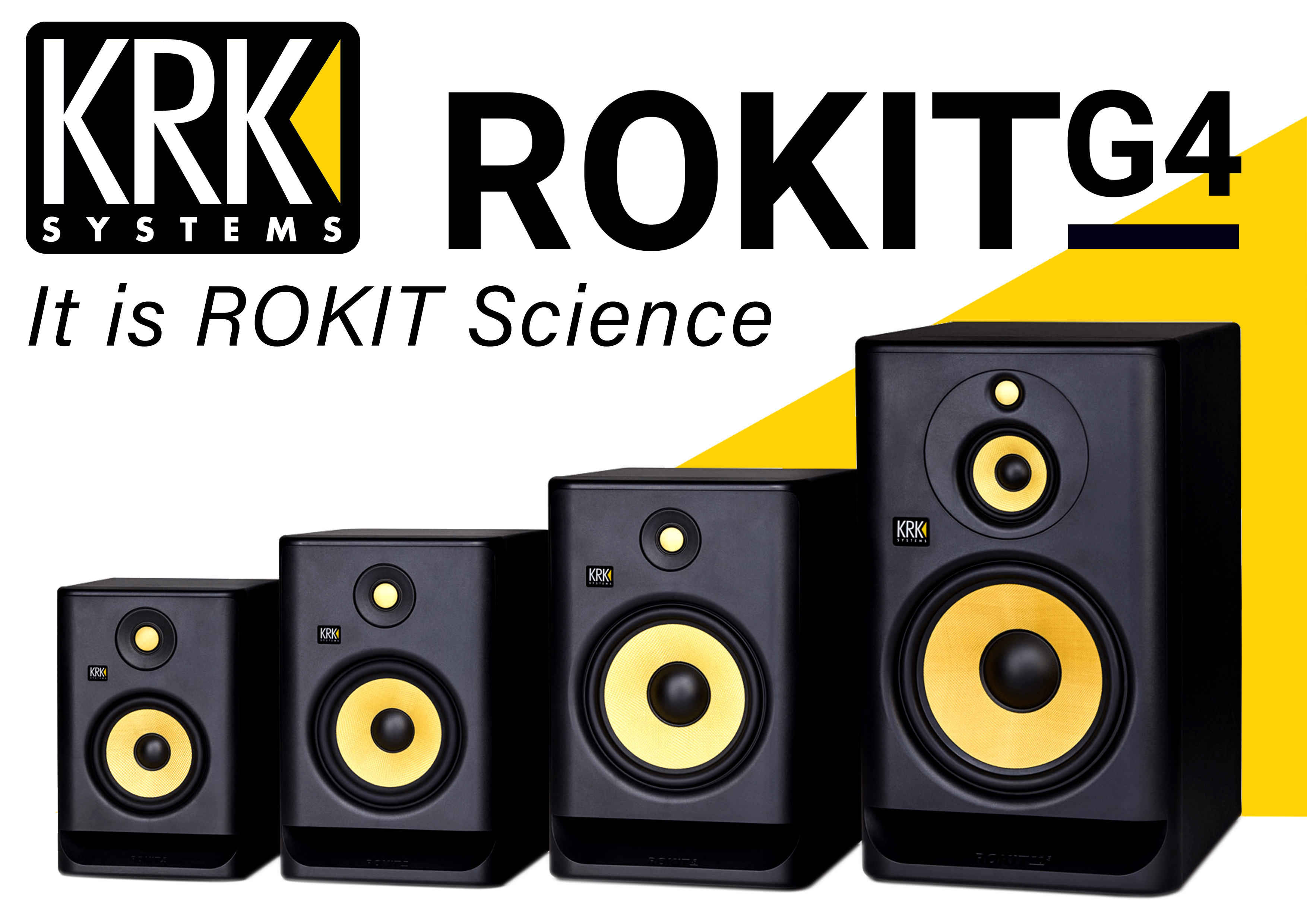 爵士樂器】現貨公司貨KRK ROKIT 5 G4 全新四代RP5G4 五吋黑色主動式