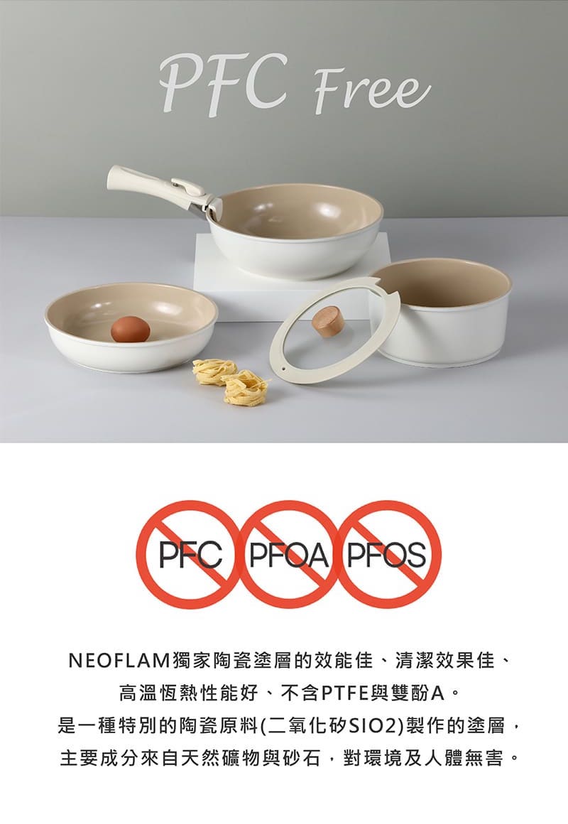 【不挑爐具】韓國NEOFLAM FIKA Midas Plus 鍋具8件組｜無毒健康塗層 易清洗｜堆疊好收納 可拆卸手把 | 蝦皮購物