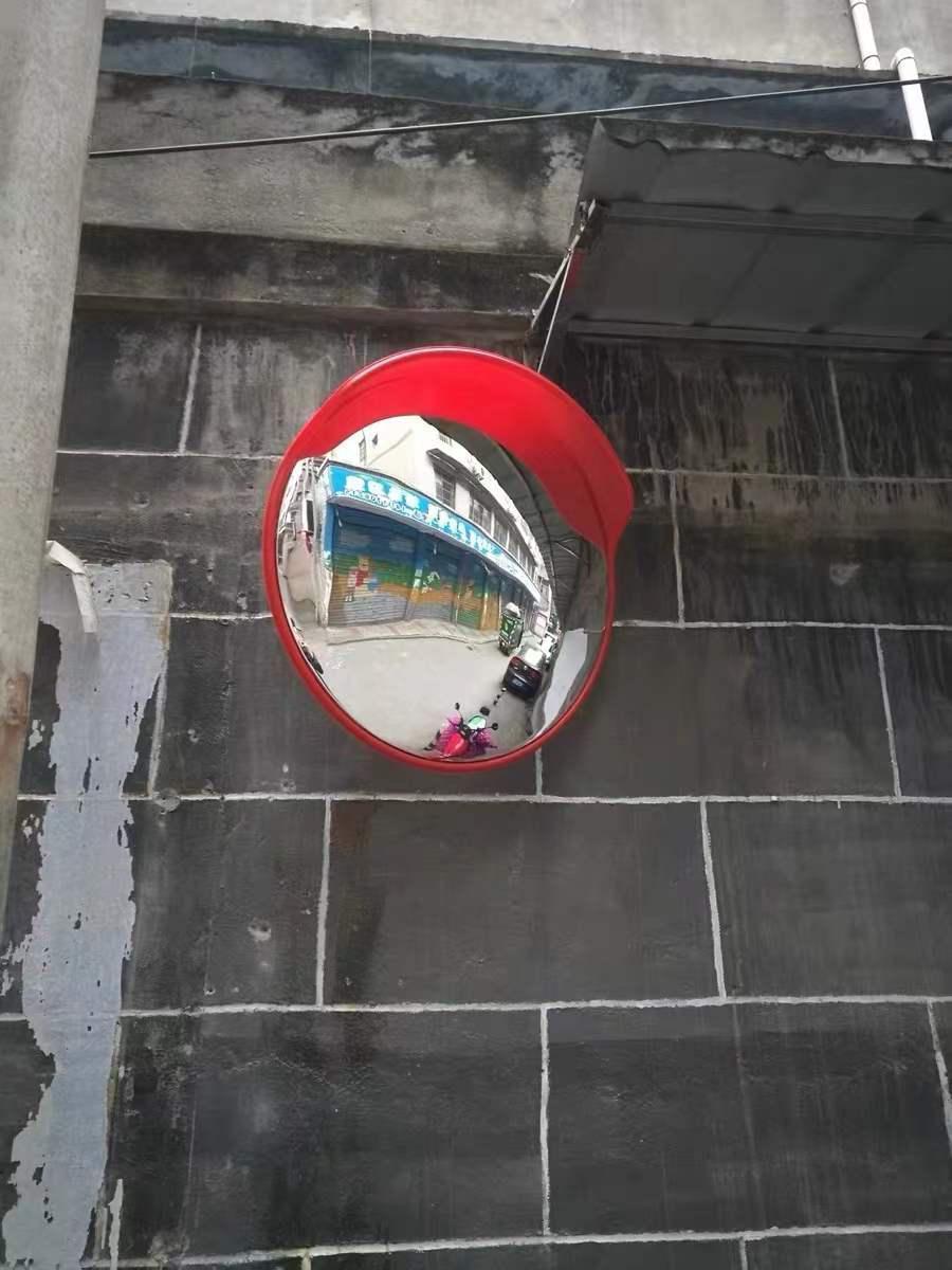 【宅配免運】道路反射鏡 80cm室內外廣角鏡 凸面鏡 反光鏡 道路轉角鏡轉彎鏡 凹凸球面鏡防盜鏡 反射鏡WH | 蝦皮購物