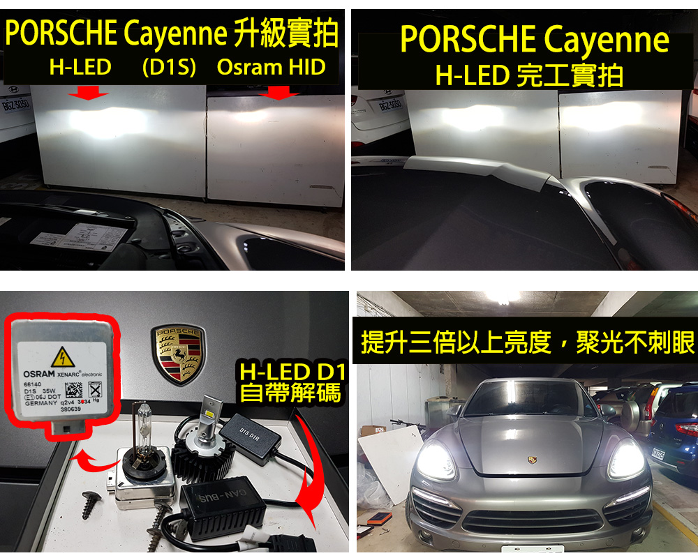 原廠HID想要更亮三倍? 我們的H-LED保證超越HID三倍亮度以上，免修改直上D1S/D2S/D3S/D4S傑洛米光電 | 蝦皮購物