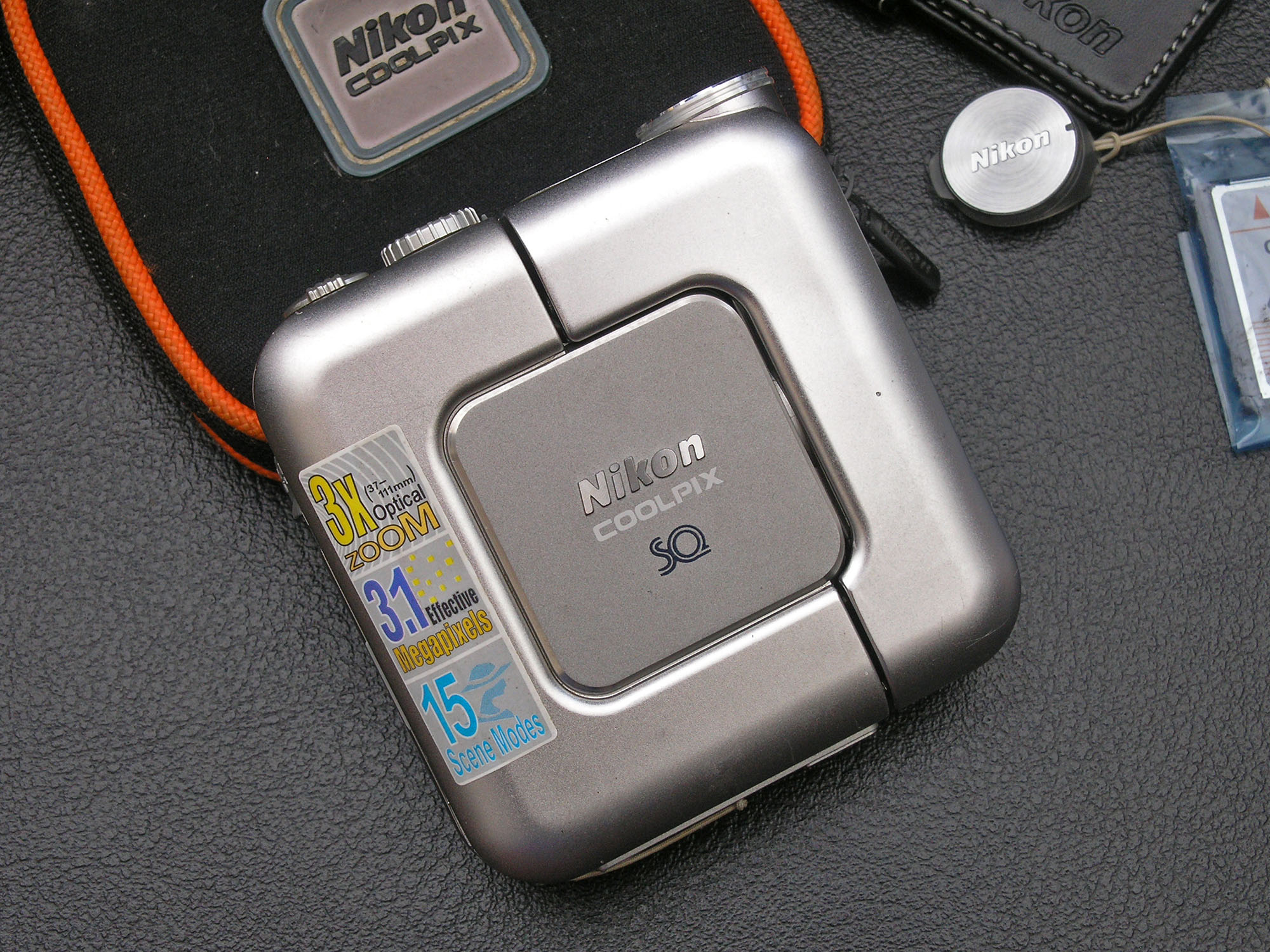 【尼人蝦皮】(客訂品) Nikon coolpix SQ 堪用 CCD 古董數位相機