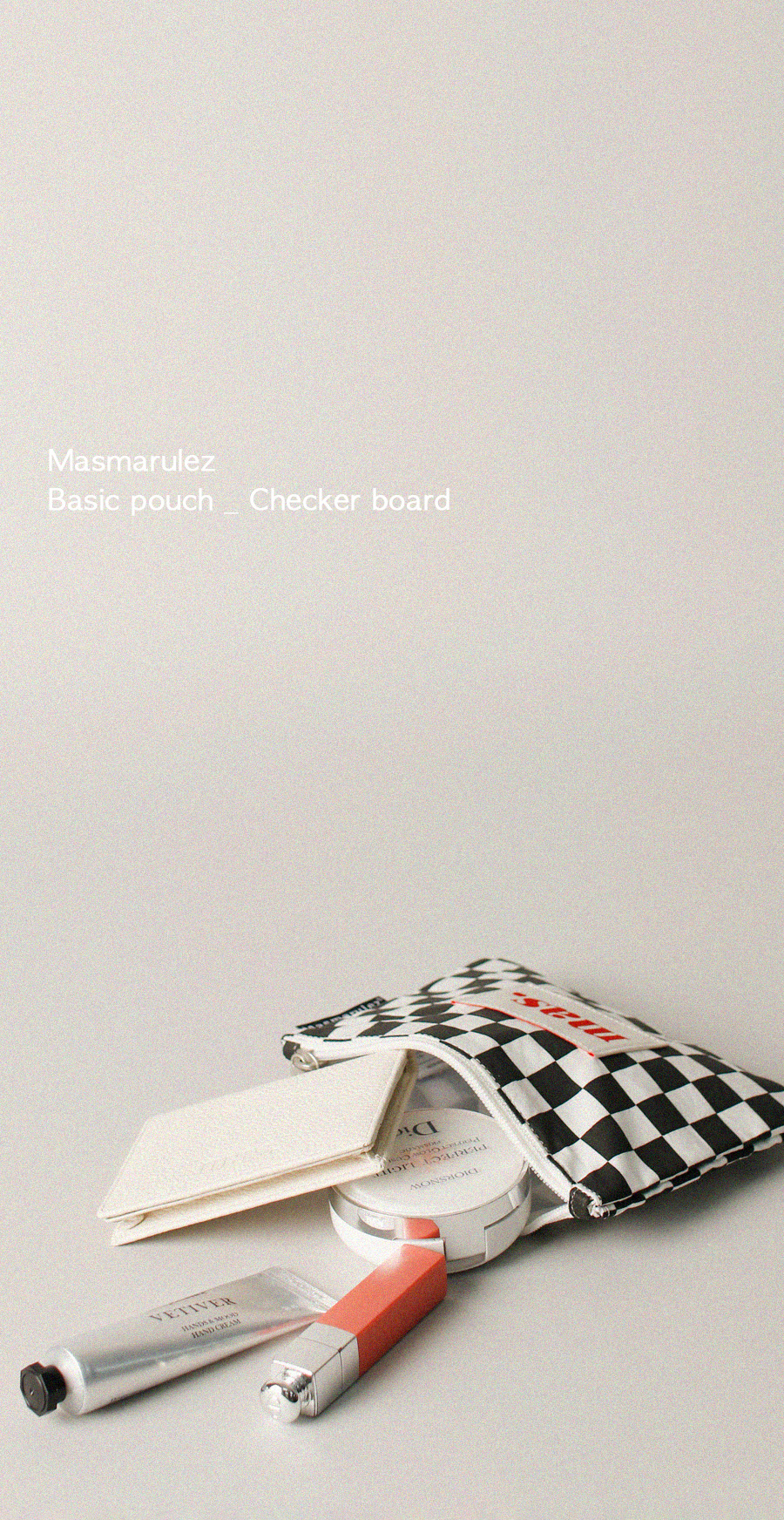 Masmarulez台灣總代』 原廠公司貨＊ Basic pouch/達菲小包/包包/手提包/可愛小包/棋盤格系列 | 蝦皮購物